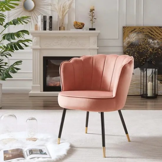 Malaga fauteuil industriel rose