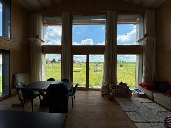 intérieur maison bioclimatique