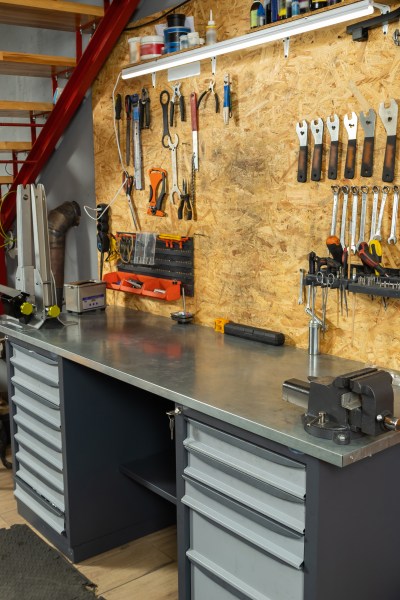 rangement établi garage