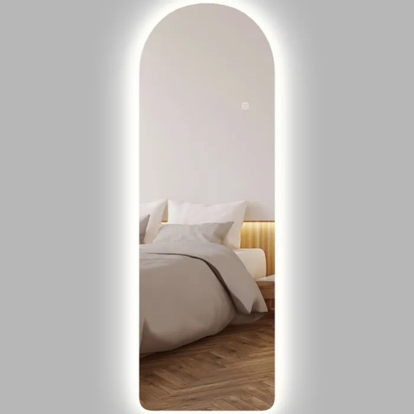 grand miroir mural led