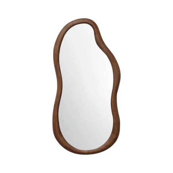 miroir organique noyer