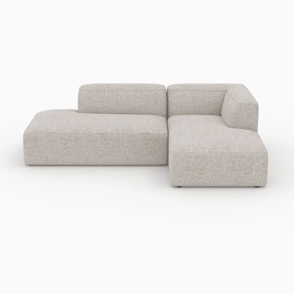 canapé d'angle droit modulable