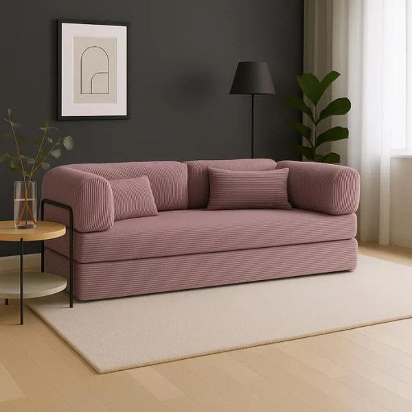 canapé droit convertible déhoussable