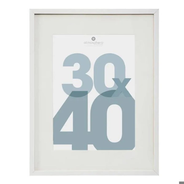 cadre blanc 30x40 cm