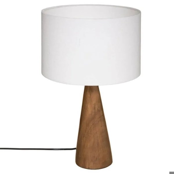 lampe bois blanc