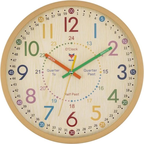 horloge pédagogique enfant