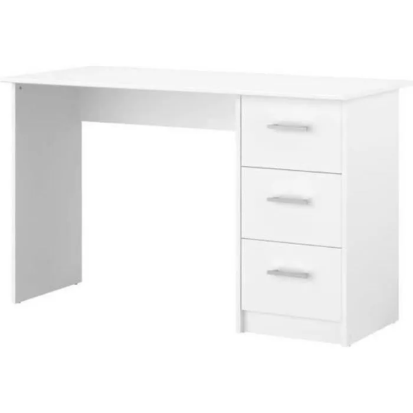 bureau droit blanc