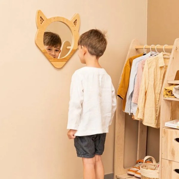 miroir renard enfant