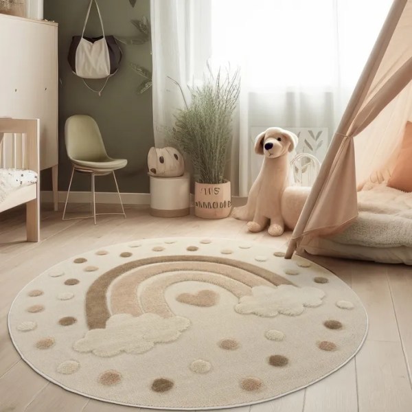tapis rond chambre enfant