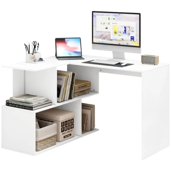 bureau étagère rangement