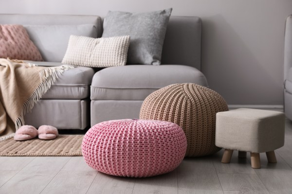 pouf déco