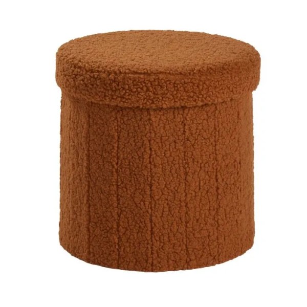 pouf rangement bouclette